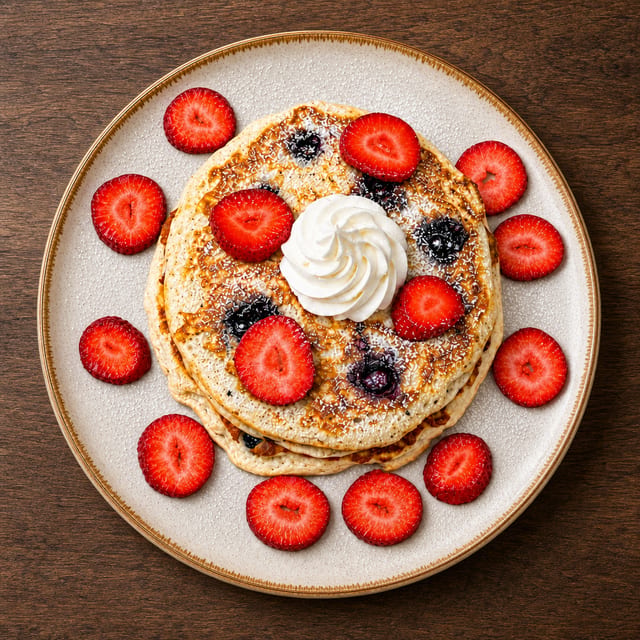 Sunrise Berry Bliss Pancakes.